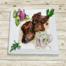 Шашлык из печени кролика